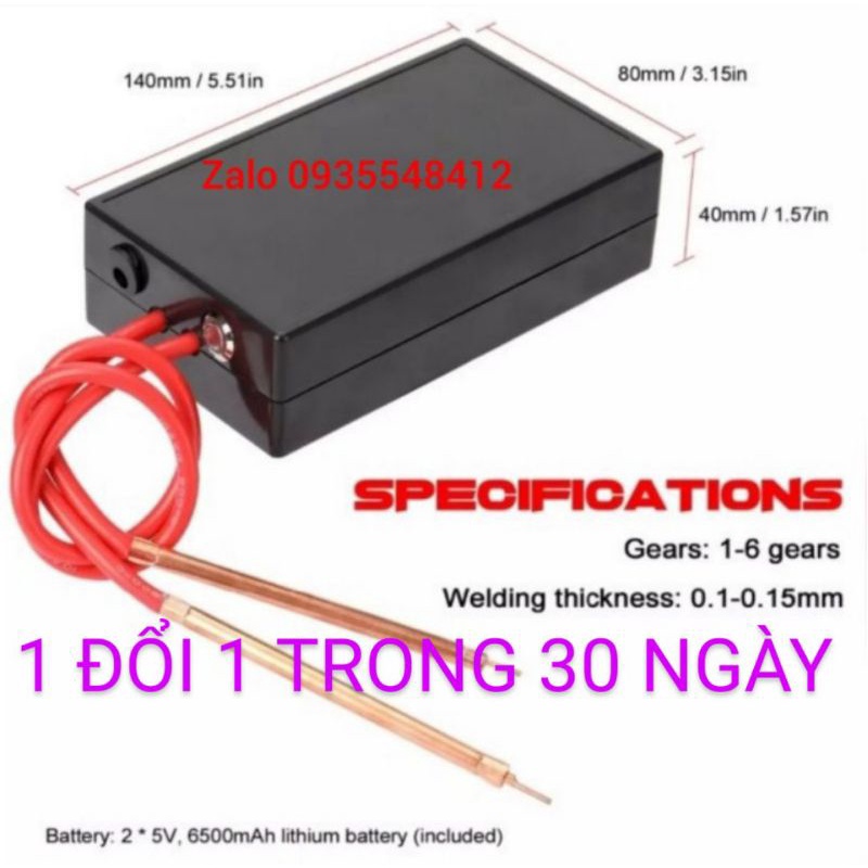 Máy hàn cell pin mini , tặng kẽm hàn