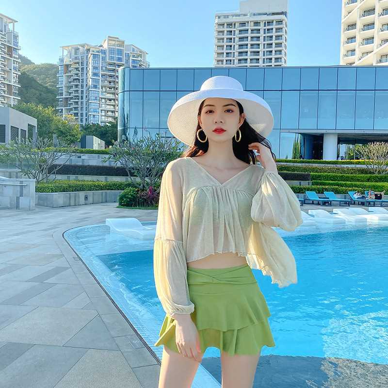 Set Đồ Tắm Phong Cách Hàn Quốc 2021 Cho Nữ | BigBuy360 - bigbuy360.vn