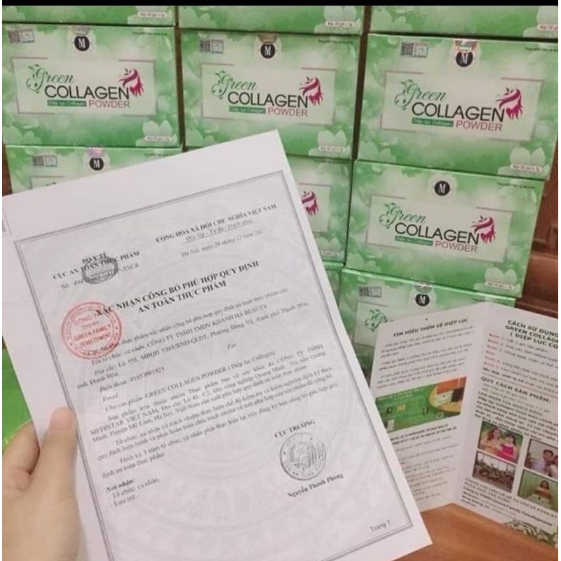  DIỆP LỤC COLLAGEN ( hộp 30 gói)