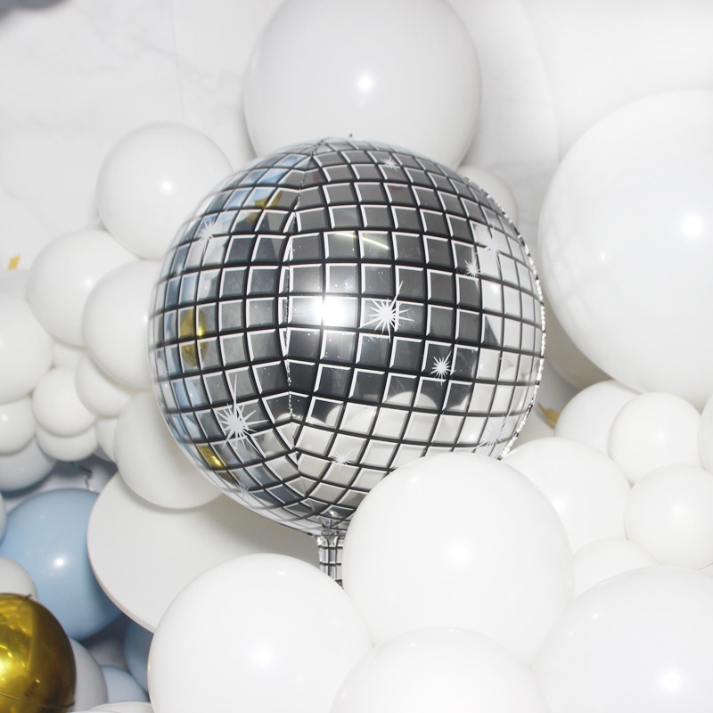 Bong bóng lá nhôm 4d 22 Inch trang trí tiệc
