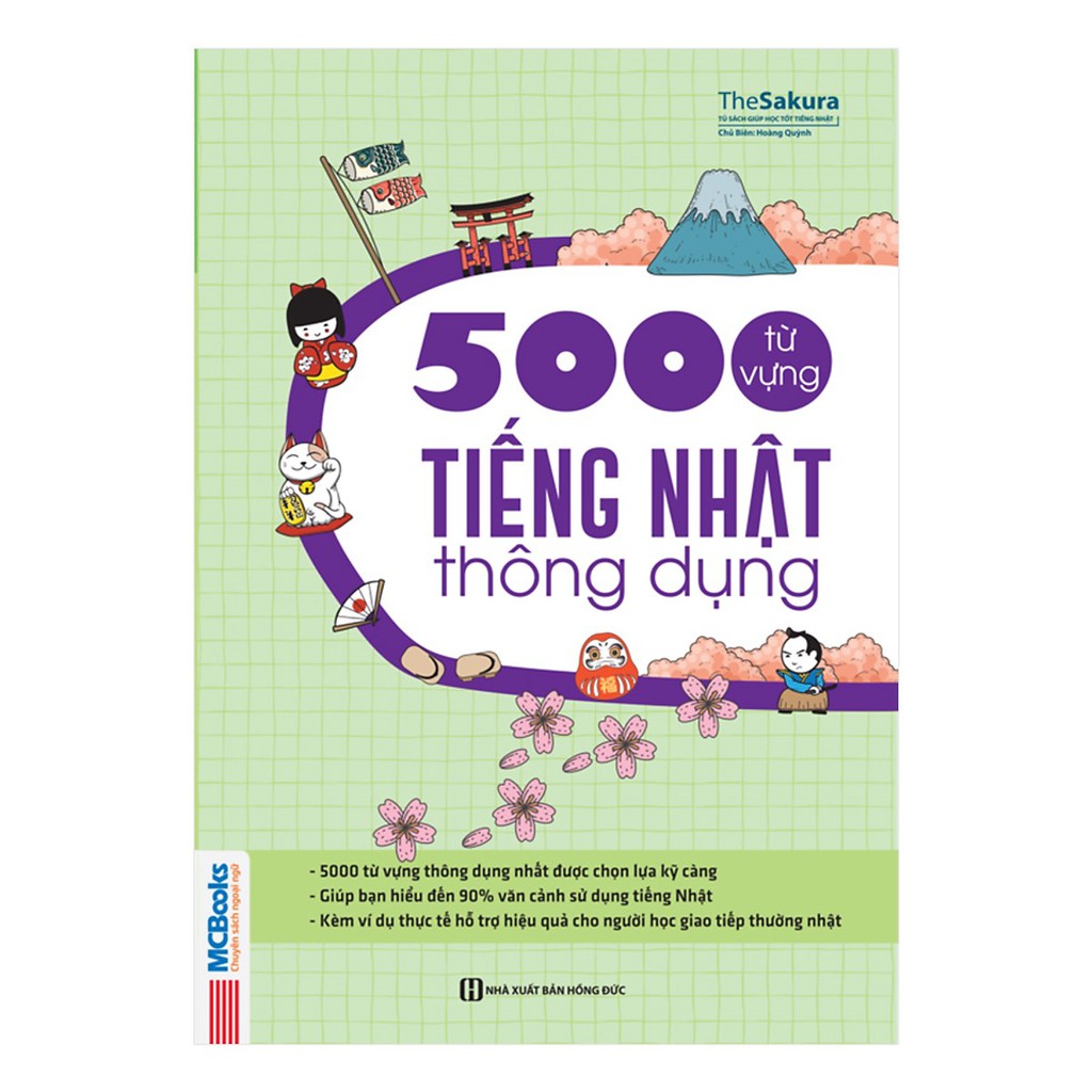 Sách - 5000 Từ Vựng Tiếng Nhật Thông Dụng