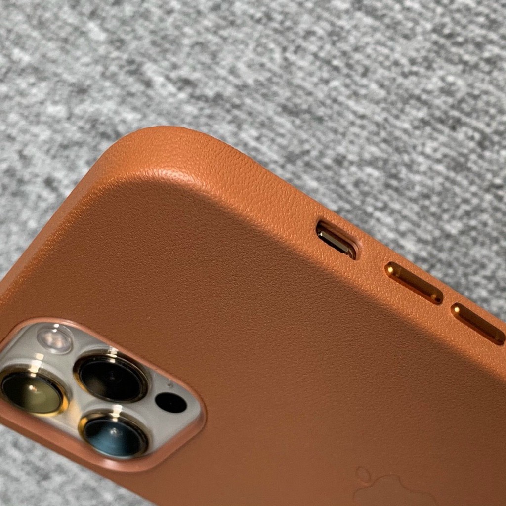 Ốp lưng da Leather case IPhone 12-12 Pro-12 Pro Max/Iphone 13/13 Pro/13 Pro Max hỗ trợ sạc không dây MagSafe