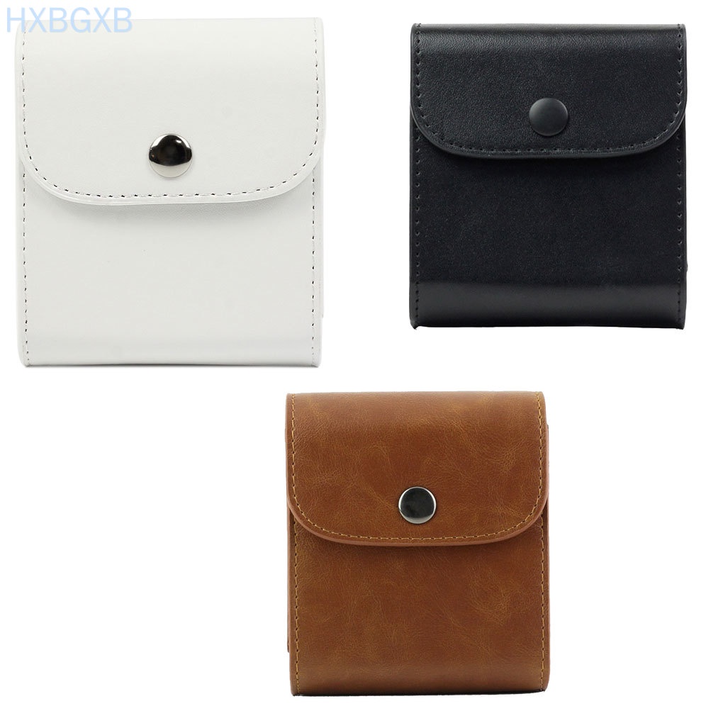 HXBG Square Camera Photo Sheets Storage Bag Leather Case Replacement For Instax SQ20/SQ10/SQ6/SP-3