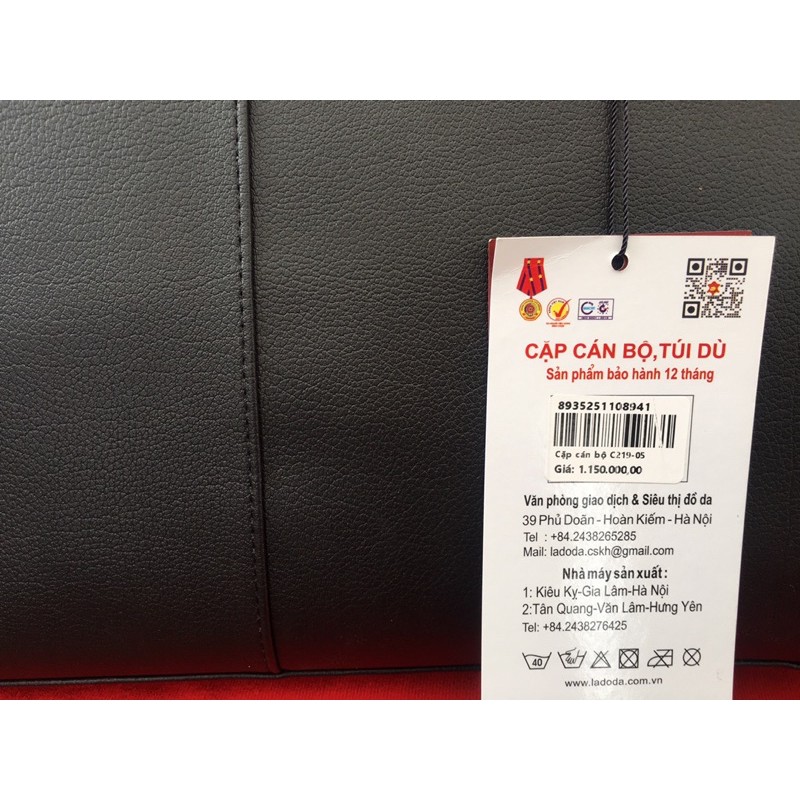 Cặp cán bộ C219-05 chính hãng Ladoda | BigBuy360 - bigbuy360.vn