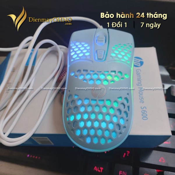 Chuột Gaming HP S600 Chính Hãng Chuột Chơi Game Laptop Văn Phòng Máy Tính Để Bàn Gaming LED RGB – Điện Máy OHNO