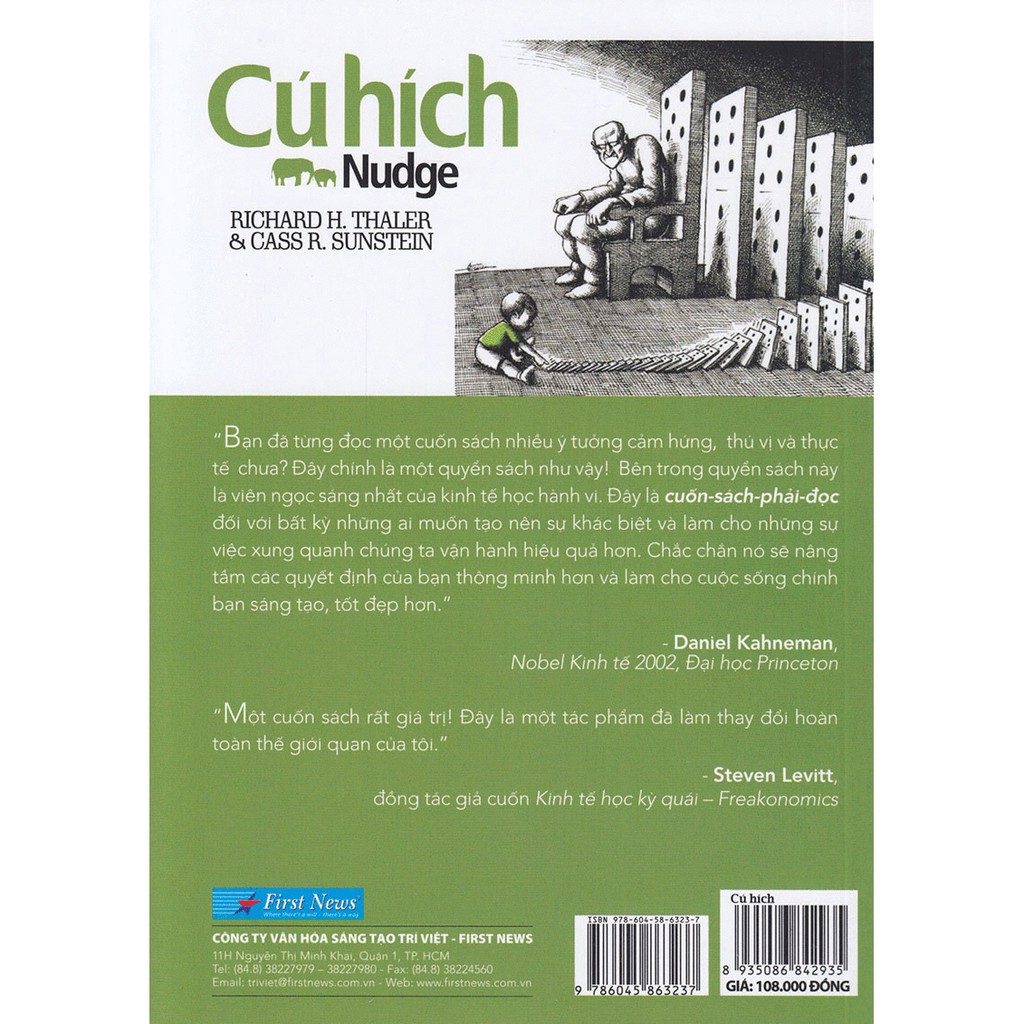 Sách - Cú Hích - Richard H. Thaler, Cass R. Sunstein | BigBuy360 - bigbuy360.vn