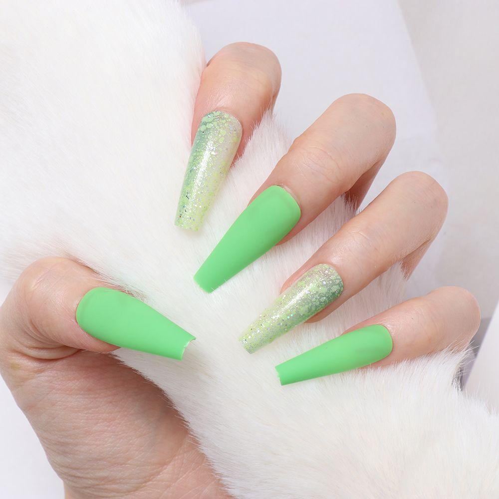 Set 24 Móng Tay Giả Hình Chữ T Tháo Rời Được Tiện Lợi Dành Cho Múa Ba Lê