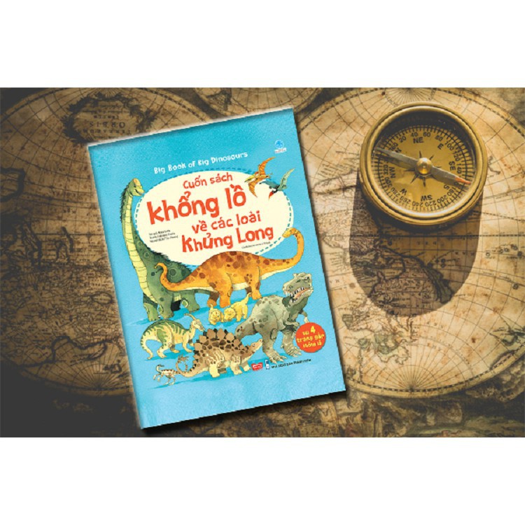Sách Đinh Tị - Big book - Cuốn sách khổng lồ về các loài khủng long