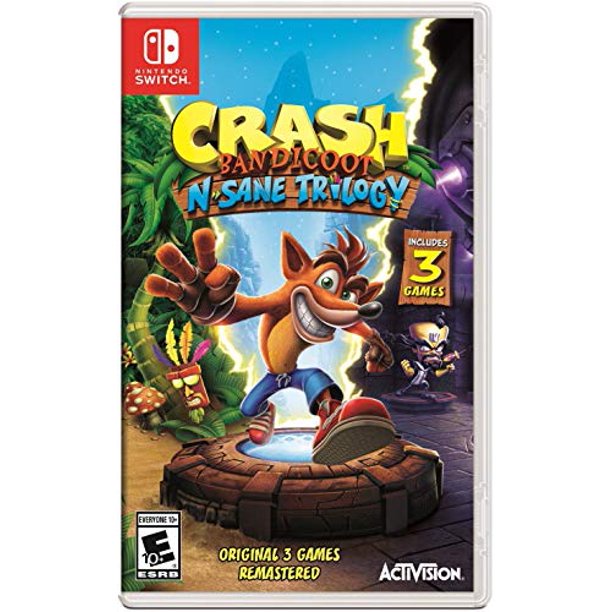 Game Nintendo Switch Crash Bandicoot N. Sane Trilogy Hệ US