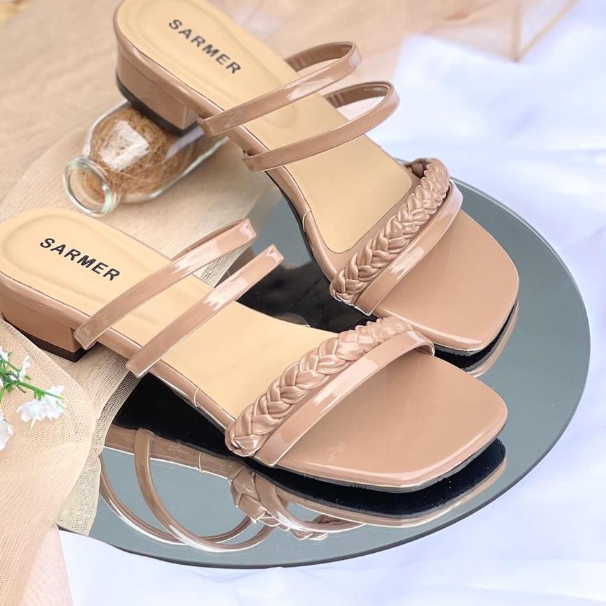 Sản phẩm!Sr-1278sarmer - LITHA HEELS NUDE