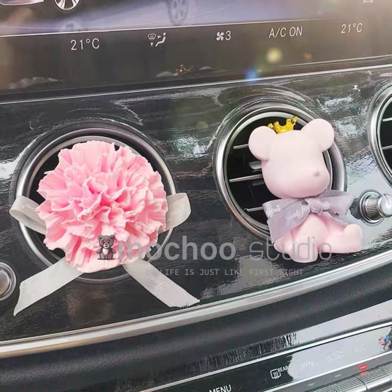 Cài Cửa Gió Điều Hoà Oto Gấu Misoa Nước Hoa Tinh Dầu Thơm Xe Hơi