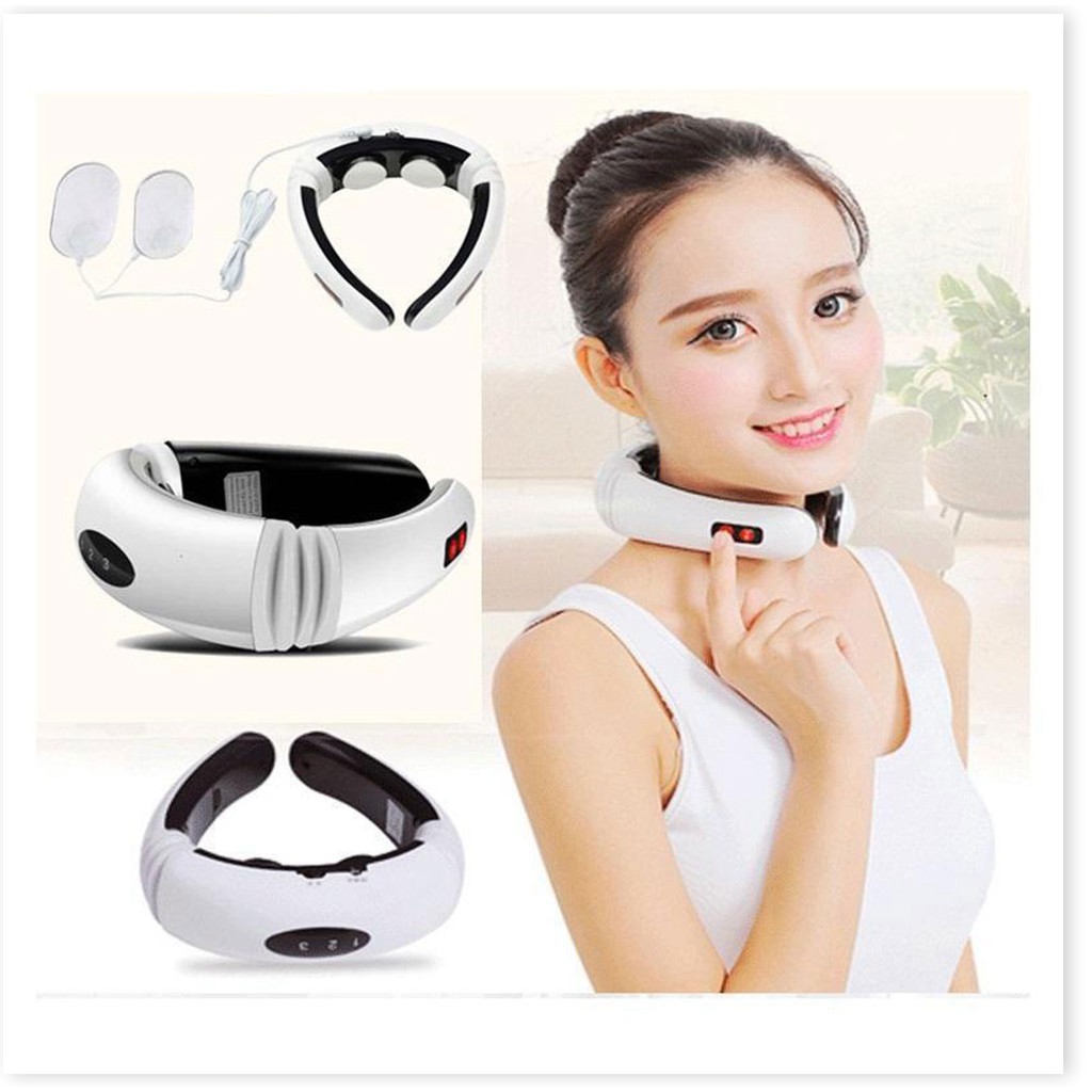 Massage Vai Gáy Neck KL-5830Free Ship Cảm ứng xung điện 3D, Giúp nhức mỏi cổ, vai, gáy tuyệt đối.