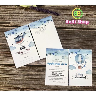 ✅|𝐗𝐚̉ 𝐊𝐡𝐨| Thiệp Sinh Nhật - Thiệp Thôi Nôi - Thiệp Đầy Tháng Cho Bé