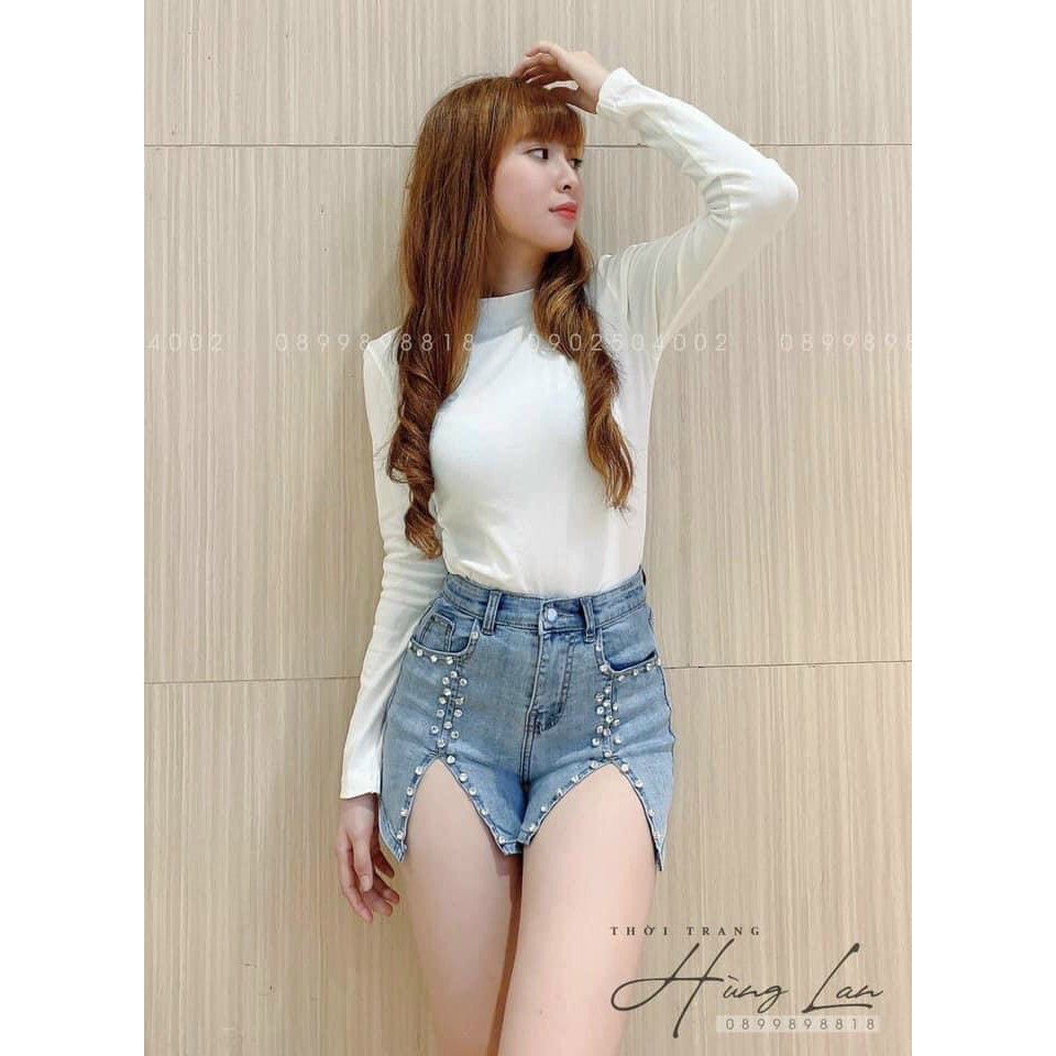 QUẦN JEANS NỮ SẺ ĐÙI SEXY