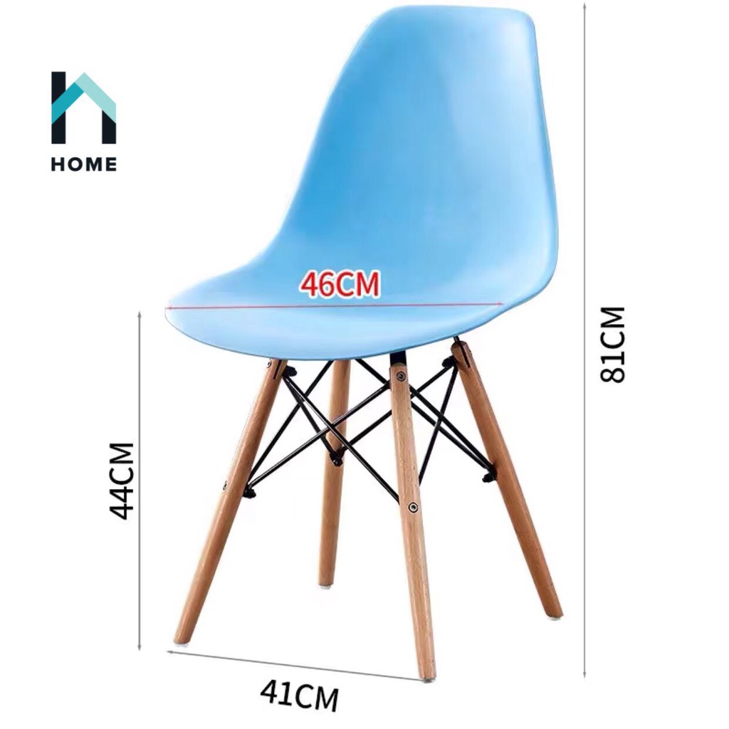 GHẾ EAMES Chân Gỗ Đan Thép (Ghế làm việc, quán cafe, phòng ăn...) Kiểu Hiện Đại Hàn Quốc | BigBuy360 - bigbuy360.vn