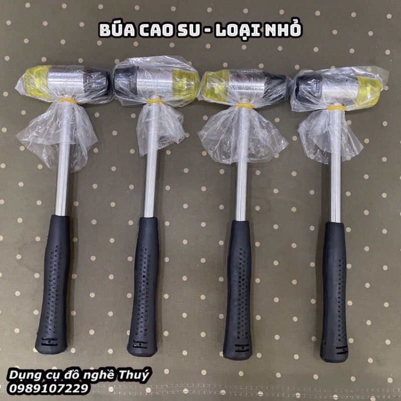 BÚA CAO SU 2 ĐẦU LẮP RÁP CÁN KIM LOẠI  LOẠI NHỎ 200MM - HÀNG NHẬP