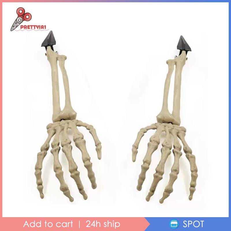 Bộ Xương Trang Trí Halloween Kinh Dị Prettyia1