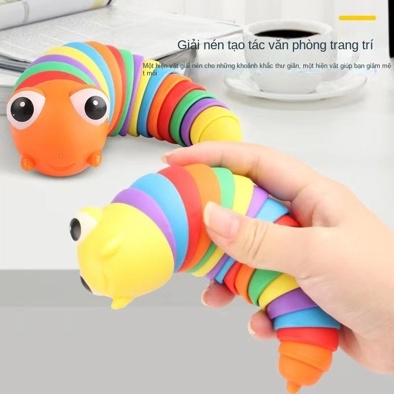 Con Quay Đồ Chơi Fidget Spinner Tikton 3D HìNh Sâu BướM GiúP GiảM Stress