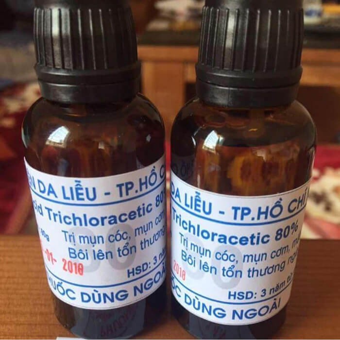 Ãxit Acid 80%( đánh bay mụn cóc,cơm..).