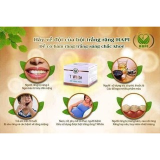 Bột trắng răng twhite