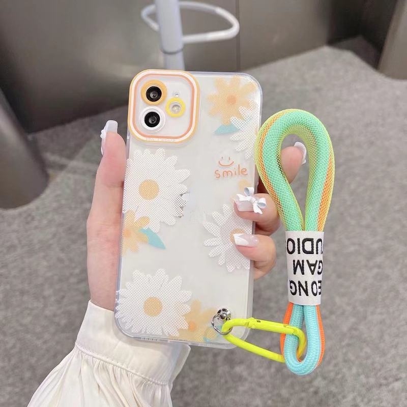 Móc Điện Thoại Bằng Lưới Hai Lớp Màu Dạ Quang Cho Trang Trí