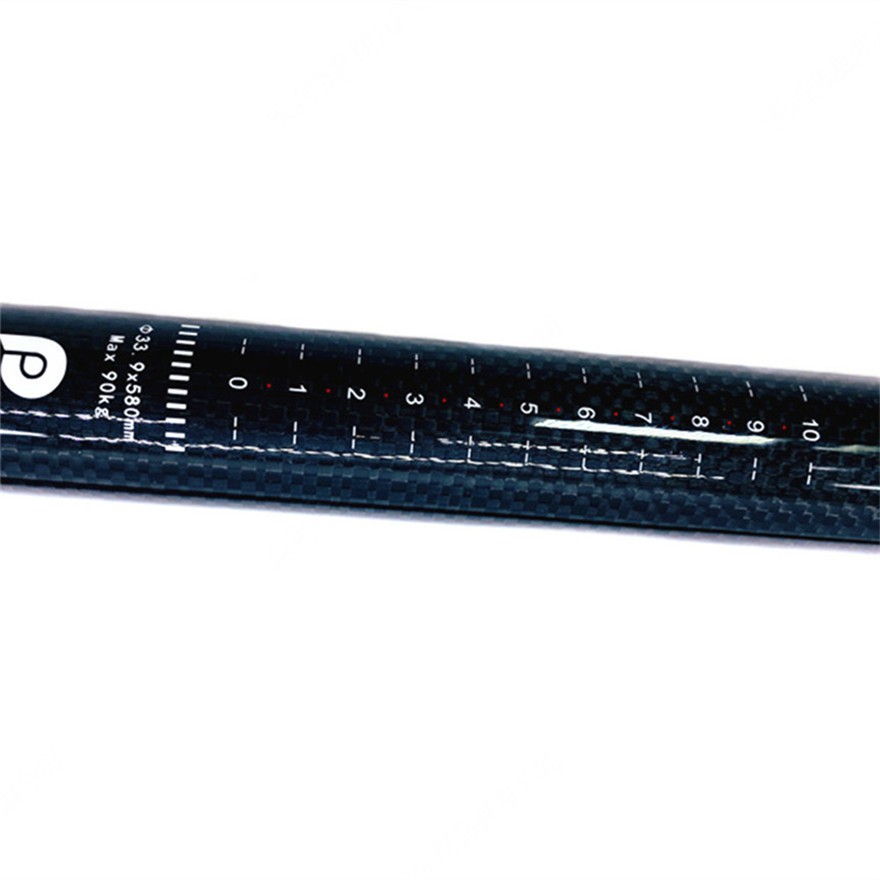 Trục Gắn Yên Xe Đạp Bằng Sợi Carbon A68 5 25Degree 33.9x580MM 412 BMX