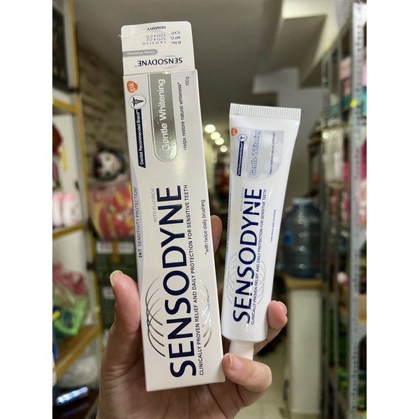 🌸Kem đánh răng SENSODYNE tặng kèm bàn chải