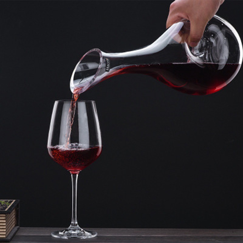Quality Wine Decanter Design S Style Decanter Red Wine Carafe Lead Free Glass Decanter Superior Wine Aerator