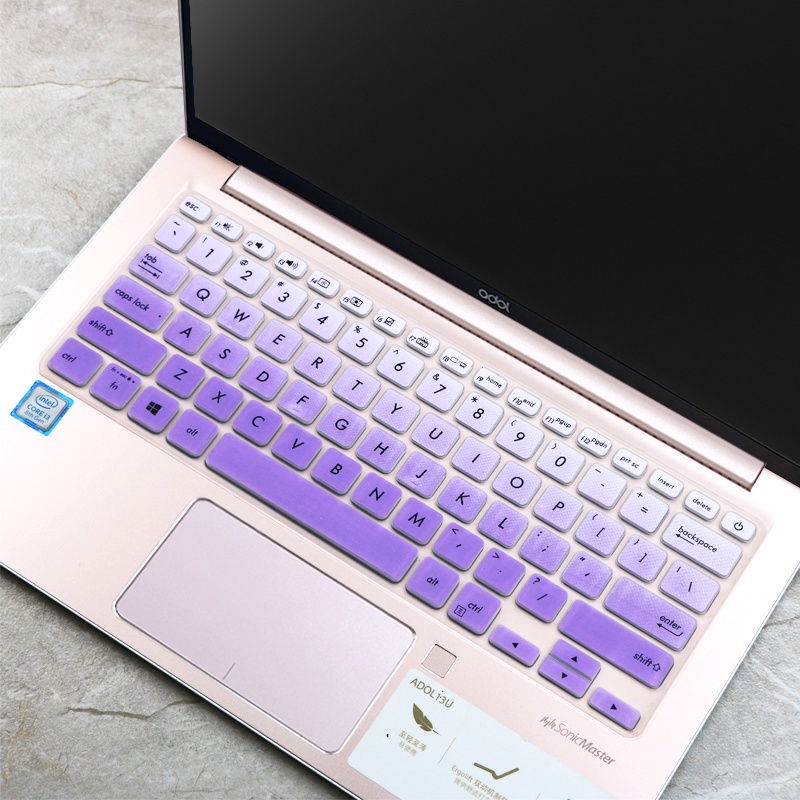 Miếng Dán Bảo Vệ Bàn Phím Bằng Silicon Mềm Siêu Mỏng Chống Thấm Nước Và Bụi Cho Laptop Asus Adol 13u 13.3 Inch Ốp