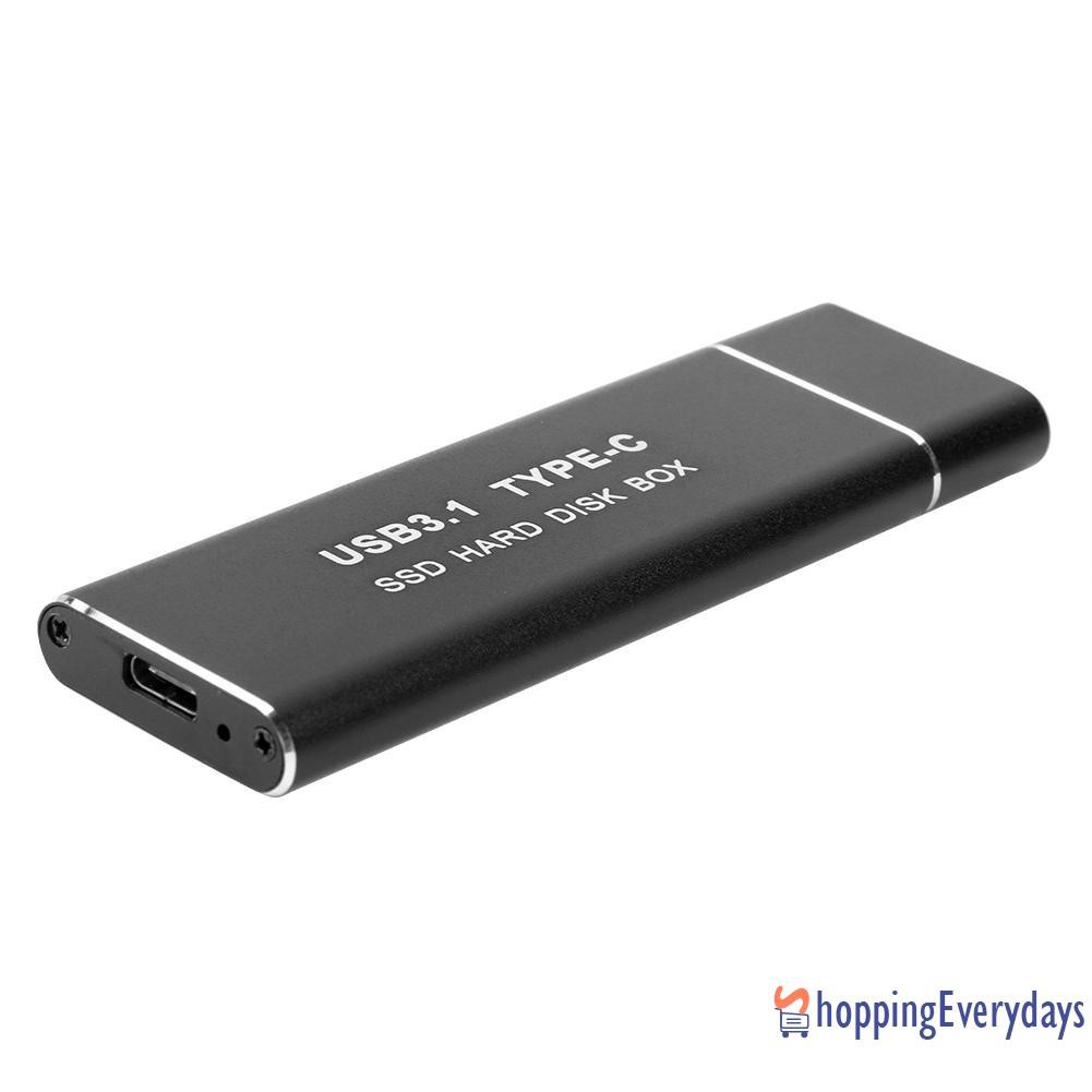 SV Hộp Đựng Ổ Cứng Ssd Usb3.1 Type C Sang M.2 Ngff