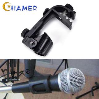 practical set Holder black Rim instruments 0.87 inch Anti-shock Mount Shure SM58 22 mm Plastic metal Microphone Clip