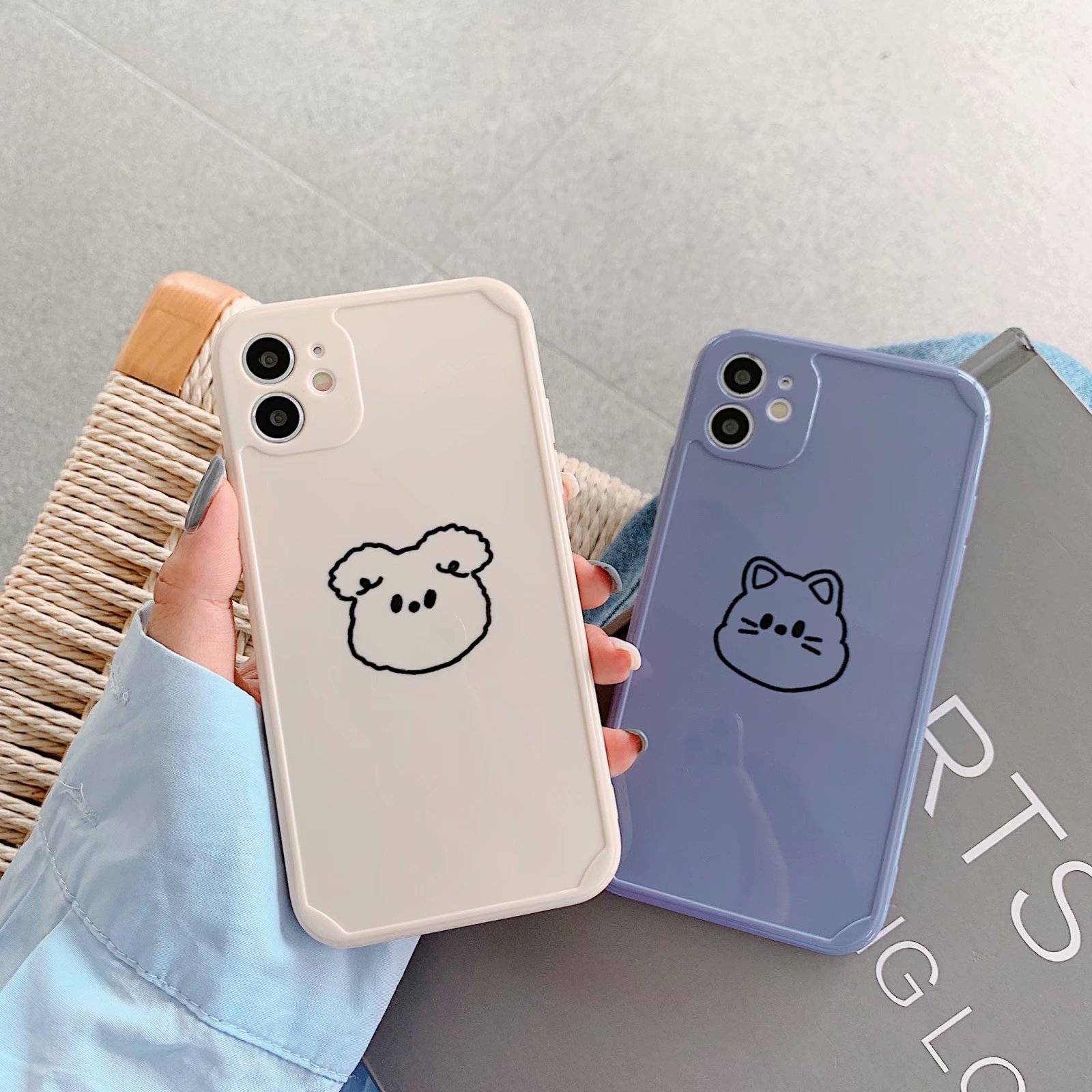 Ốp điện thoại tpu hoạ tiết mèo hoạt hình cho IPhone 11 pro Max X XS XR XSMAX 6 6s 7 8 Plus | BigBuy360 - bigbuy360.vn
