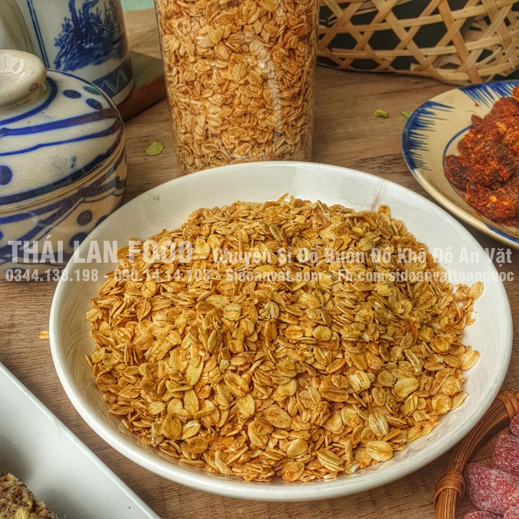 Yến Mạch Sấy Mật Ong Lon 500Gr (Yến Mạch Ăn Liền)