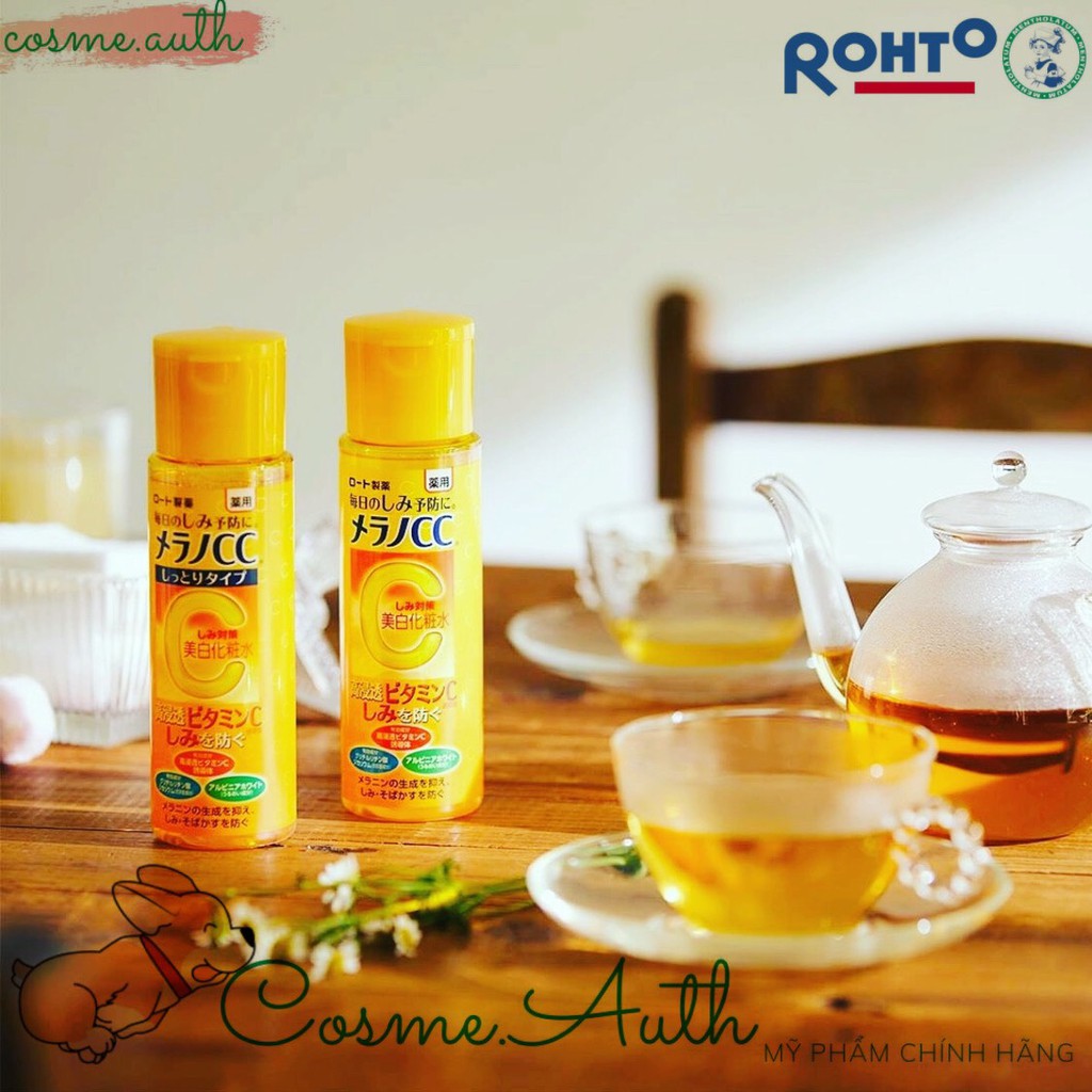 Nước Hoa Hồng Dưỡng Sáng Da Chống Thâm Nám Melano CC Whitening Lotion 170ml Nhật Bản