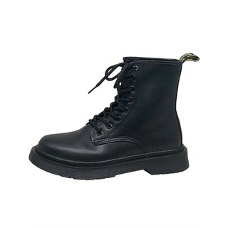 [ORDER TAOBAO] GIÀY BOOT NỮ DA BUỘC DÂY MÀU ĐEN TRẮNG