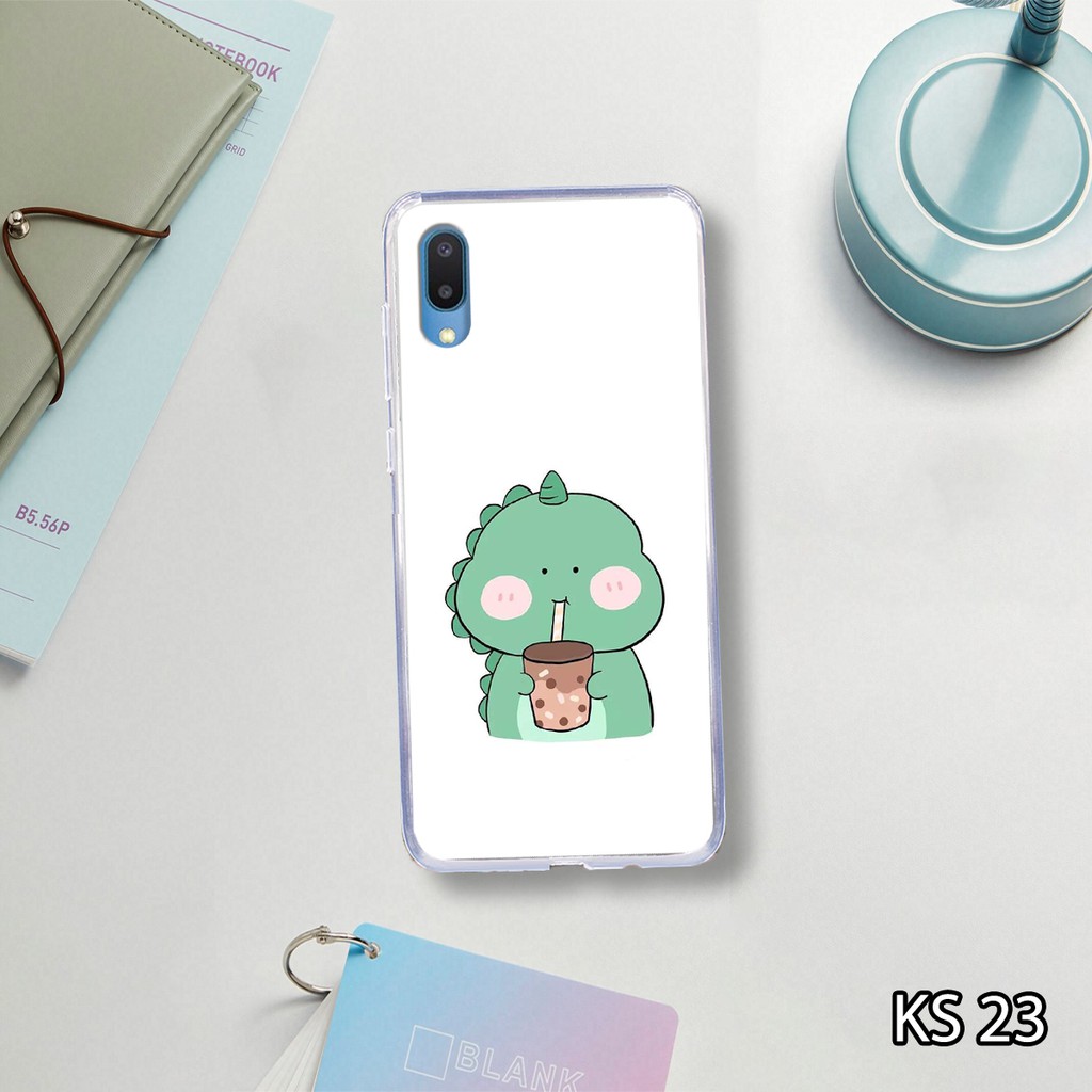 [ MẪU ĐẸP ] Ốp lưng Samsung A02  in hình khủng long xanh siêu đáng yêu_KINGSTORE.HN_Ốp dẻo trong SS A02
