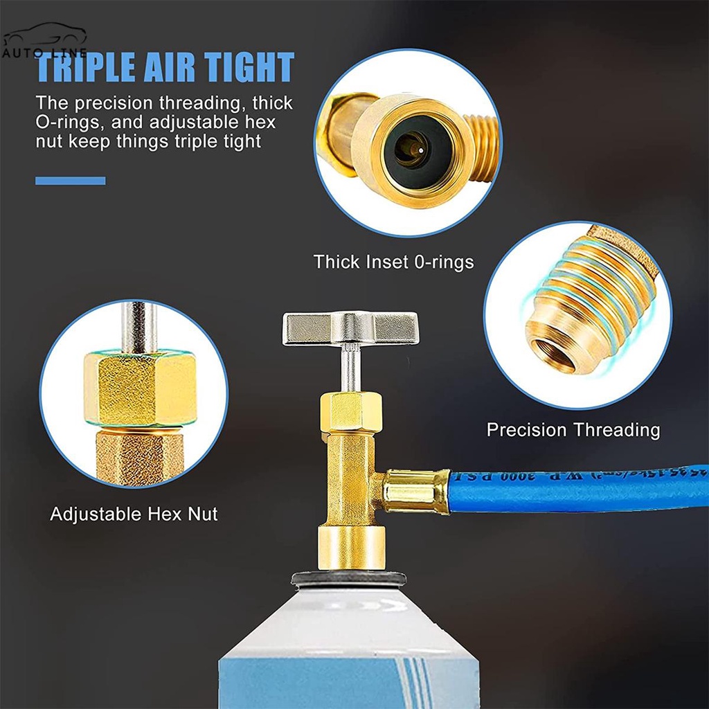 Vòi Nước R134A Tự Niêm Phong Cho 1 / 4 &quot;Và 1 / 2&quot; AC R134A SHOPCYC0859
