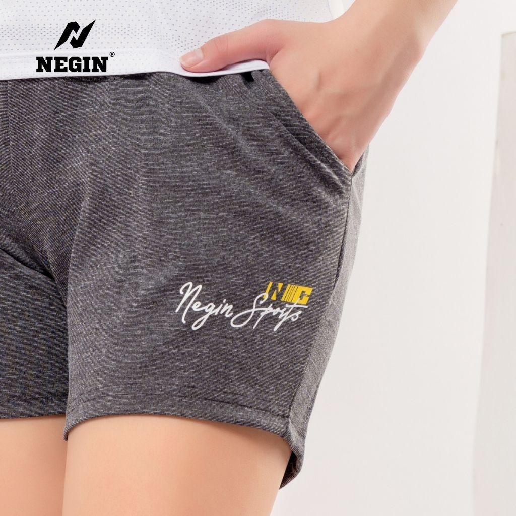Quần Short Nữ NEGIN Cạp Chun Kiểu Dáng Trẻ Trung Năng Động, Chất Vải Mềm Nhẹ Thoải Mái QG03W