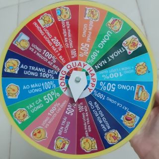 Vòng quay bia vui chơi trên bàn nhậu size 25cm