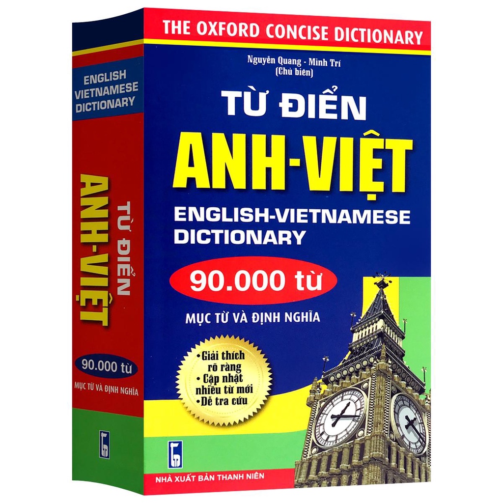 Sách - Từ Điển Anh - Việt - The Oxford Concise Dictionary (30.000 từ đến 145.000 từ, lẻ tùy chọn) - Thanh Hà Books