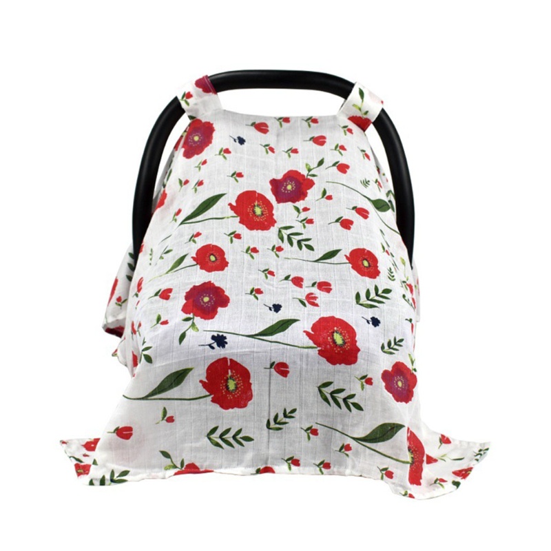Vỏ Bọc Xe Đẩy Em Bé Bằng Cotton Trơn Đa Năng