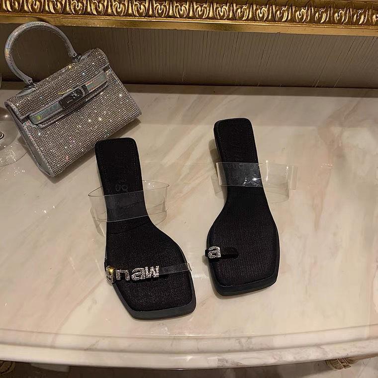 Dép Xỏ Ngón Đế Thấp Đính Đá Thời Trang Mùa Hè Dành Cho Nữ 2022