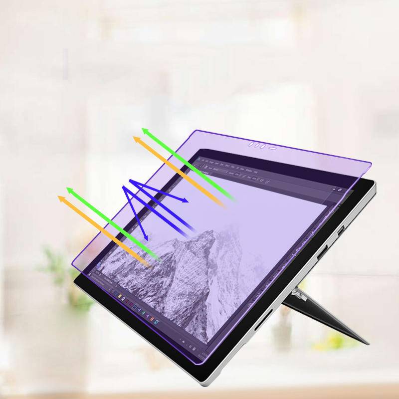 Kính cường lực chống ánh sáng xanh cho Microsoft Surface 1 2 3 13.5 Pro 4 5 6 7 X 2021 13 12.3 GO 2 3 10.5 10.0 Inch