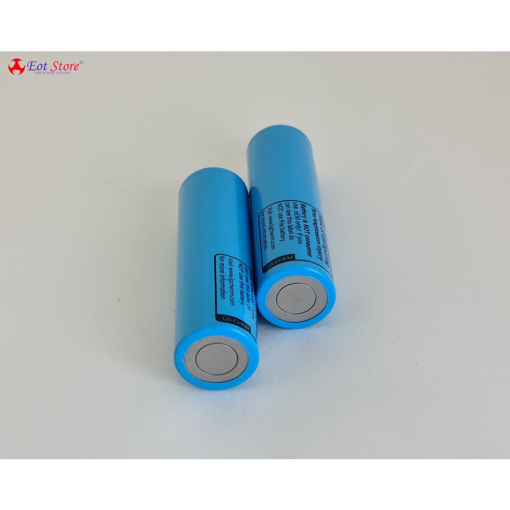Cell pin lithium LG MH18650 dung lượng 3000 đến 3200mAh , mức xả 30A