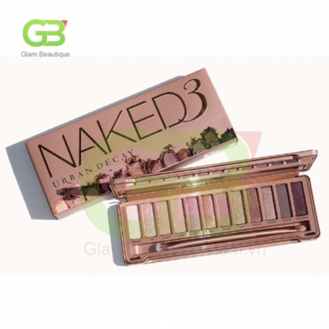 [Chính Hãng] Phấn Mắt Urban Decay Naked 3 Palette 12 màu