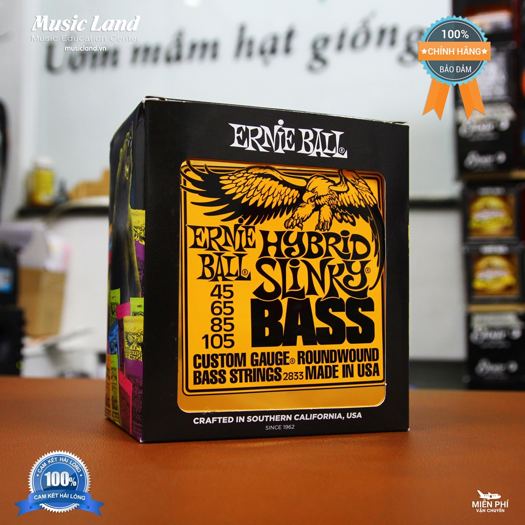 Dây Đàn Guitar Bass Điện Ernie Ball 2833 – Chính hãng