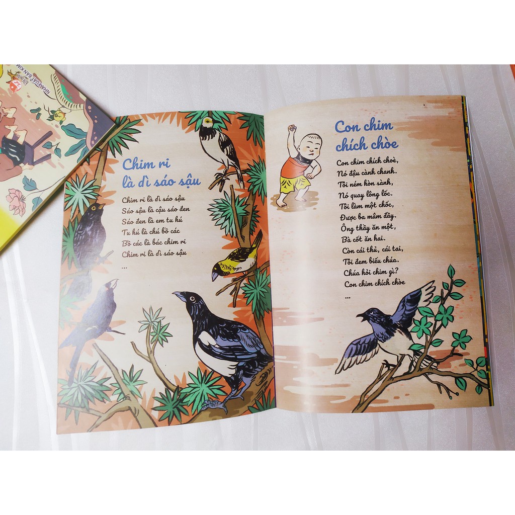 Sách - Đồng Dao Cho Bé - Chi Chi Chành Chành - Ông Trẳng Ông Trăng - Nựng Nựng Nà Nà – Trọn bộ 3 cuốn 5.0