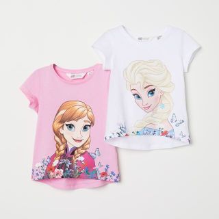 Áo cộc tay bé gái HM elsa quá xinh
