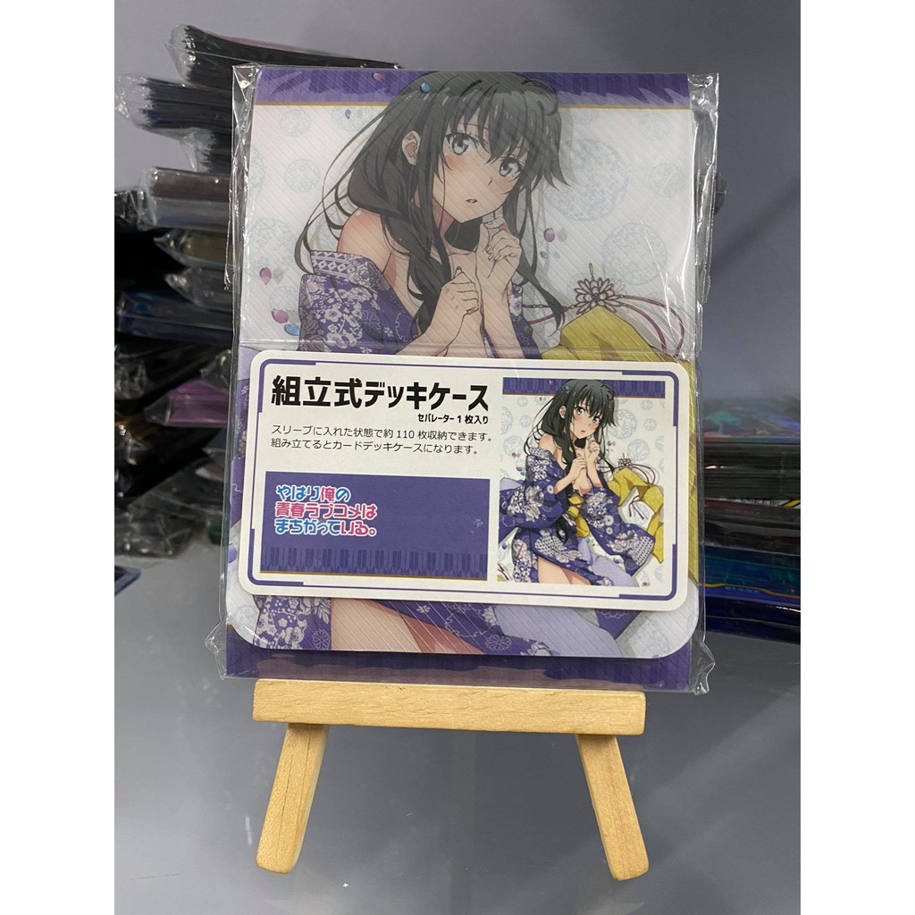 Hộp xếp dùng để đựng card game gần 200 lá - Deckbox Anime siêu đẹp - Yukino Yukinoshita OreGairu