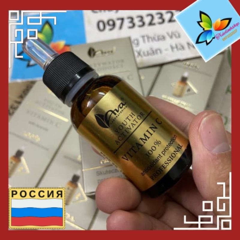 Serum Vitamin C Ava Youth Activator giảm mụn sáng da giảm nếp nhăn 30ml